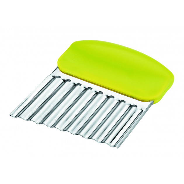 Cortador de Verduras Ondulado Verde Acero Inoxidable Ibili 