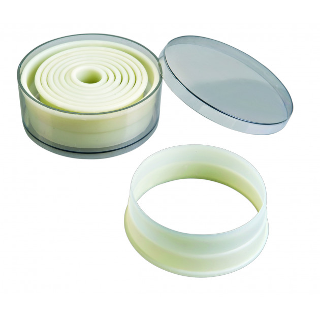 Cortapastas redondos polyglass (x9) Ibili 