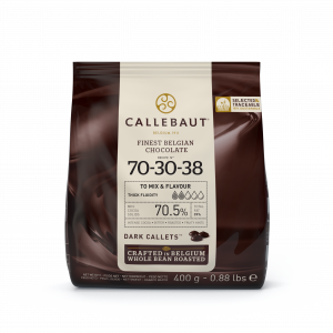 Chocolate de Cobertura Negro 70,5 % N°70-30-38 400 g Callebaut