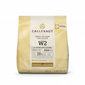 Chocolate blanco de cobertura 28% W2 400g Callebaut