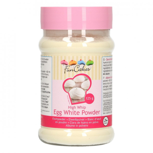 Clara de Huevo en Polvo 125 g Funcakes 