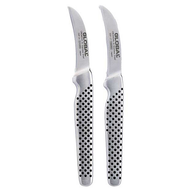 Cuchillo Pelador Hoja Curva Forjado Global GSF17 