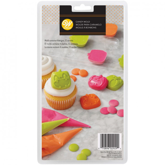 Molde para Chocolate Halloween Calabazas (x12) Wilton 