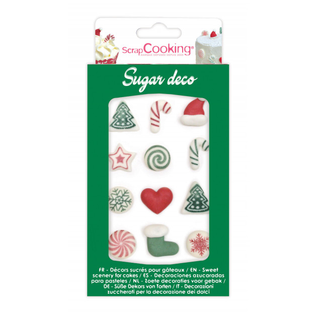 Decoración comestible Navidad (x12) Scrapcooking