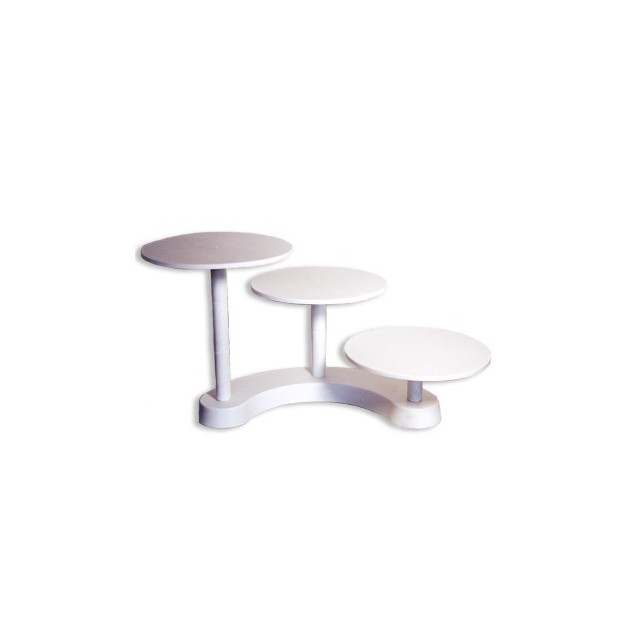 Soporte para tartas blanco 3 pisos 