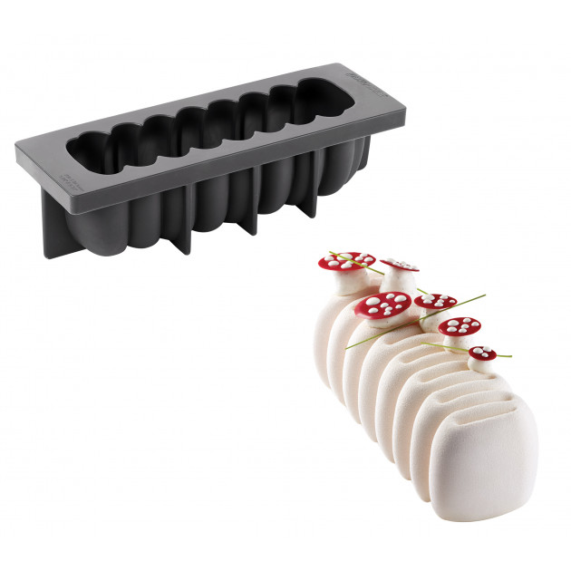 Molde silicona Crème 25 x 8,4 cm x 7,5 cm de altura Pavoni 
