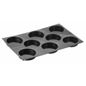 Molde redondo para rellenos Disco Ø 14 cm x 3 cm de altura (x8) Pavoflex