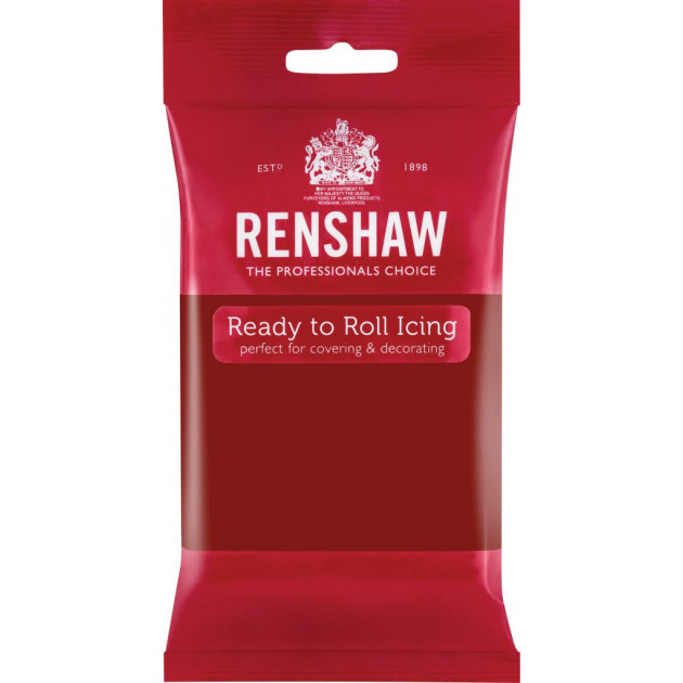 Fondant Rojo Ruby Red 250g Pro Renshaw