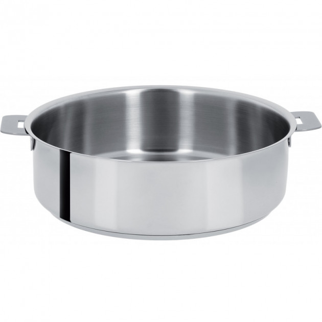 Sartén Alta Acero Inoxidable Ø 26 cm Mutine Mango Extraíble Cristel