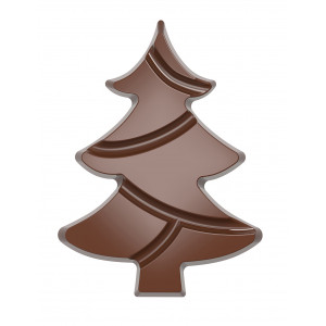 Molde tableta chocolate árbol de Navidad 139,5 mm (x2) Chocolate World