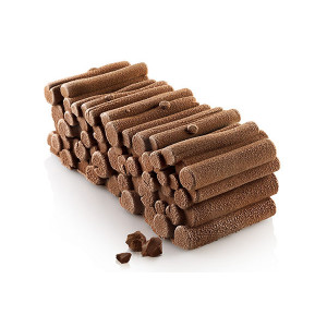 Molde silicona Woody 22 x 9 cm SilikoMart profesional