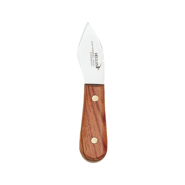 Cuchillo Para Abrir Ostras “Crapaud” Madera Bubinga 6 cm Déglon 