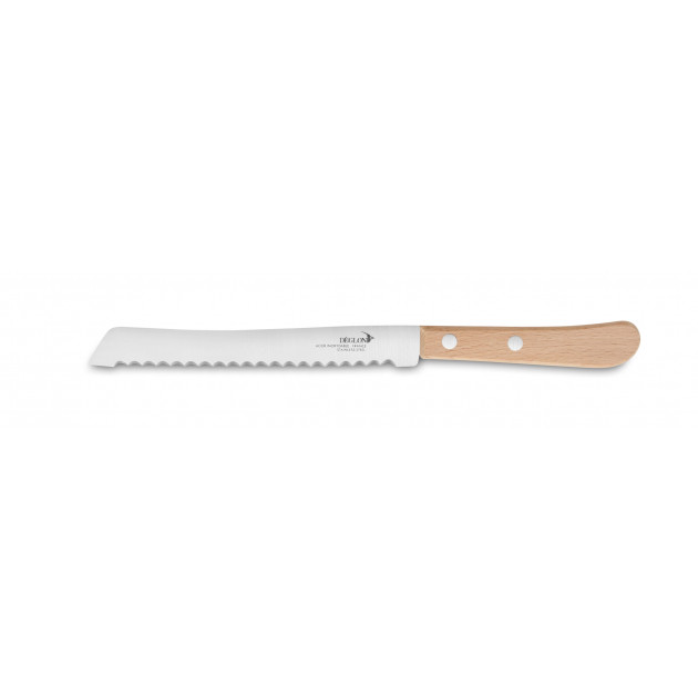 Cuchillo de Pan 19 cm Madera de Haya Essentiel Déglon 