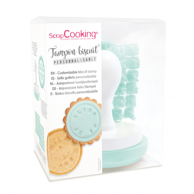 Sello para galletas personalizado Scrapcooking 