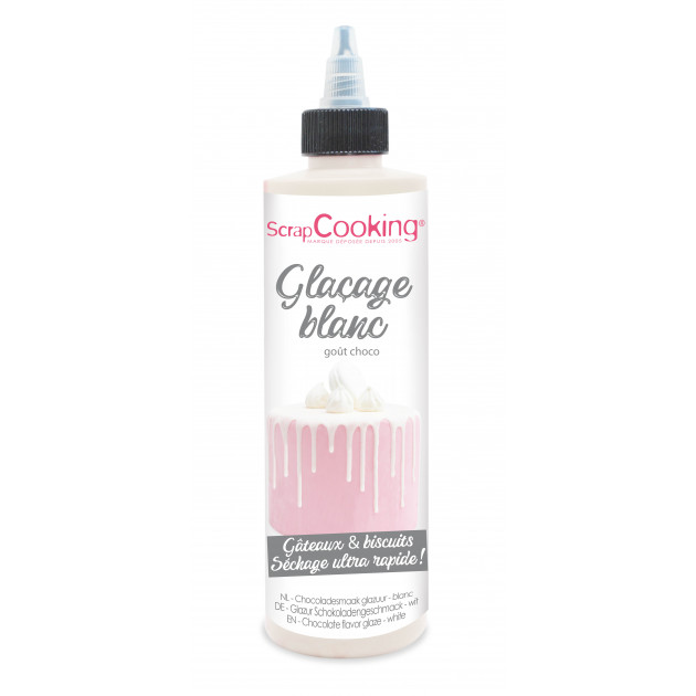 Glaseado Blanco Sabor Chocolate 130 g Scrapcooking