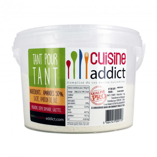 Tant pour Tant (TPT) Azúcar glas/Almendras en polvo 1 kg Cuisineaddict