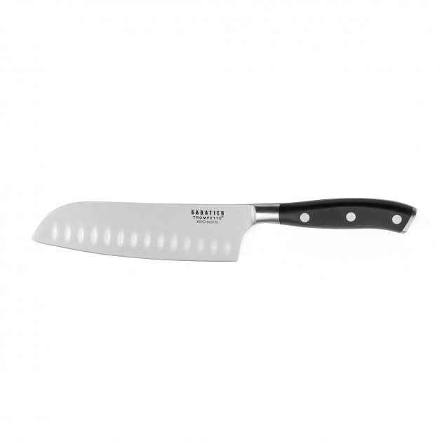 Cuchillo Santoku 18 cm Vulcano Sabatier Trompette 