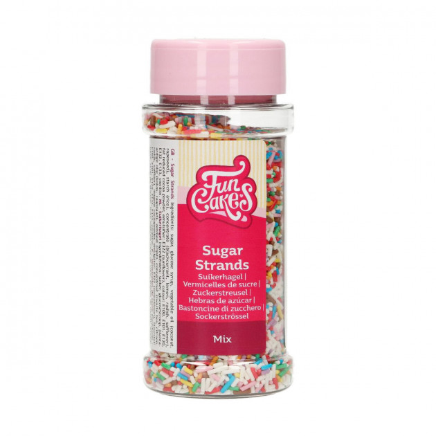 Fideos de colores 80 g Funcakes 