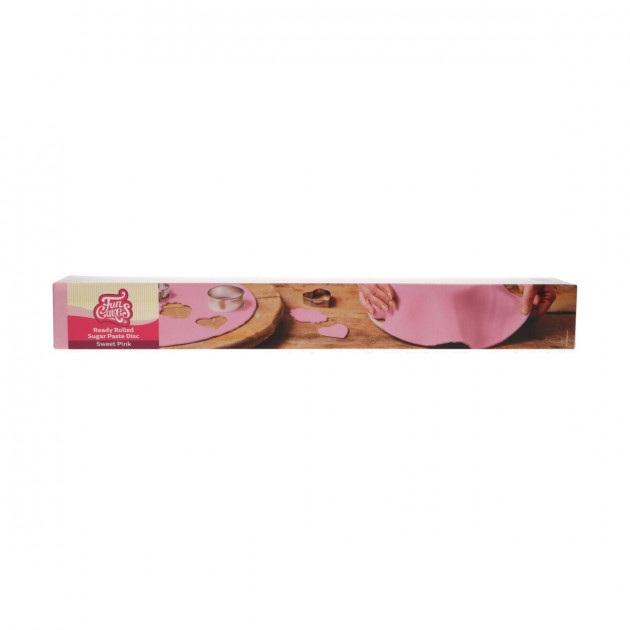 Fondant Extendido Listo para Usar Rosado 430 g Funcakes 