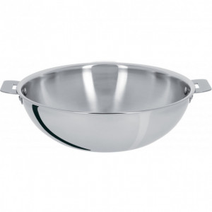 Wok Ø 24 cm Mango Extraíble Acero Inoxidable Casteline Cristel