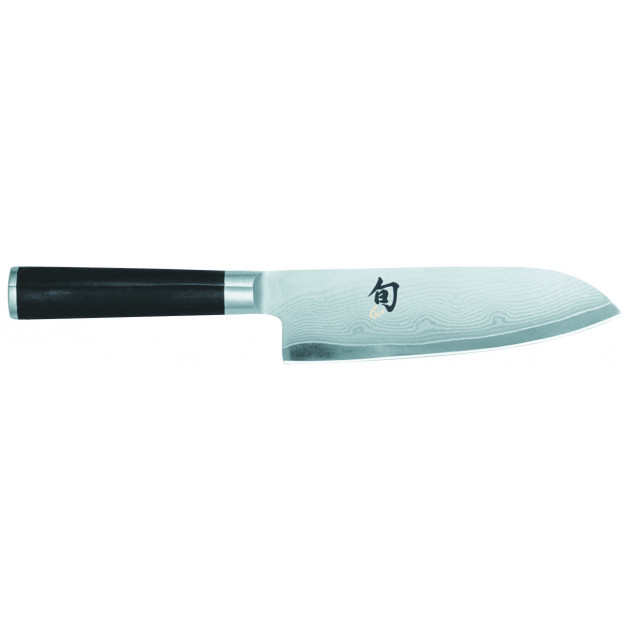 Cuchillo Santoku 18 cm Acero de Damasco Shun Classic Kai 