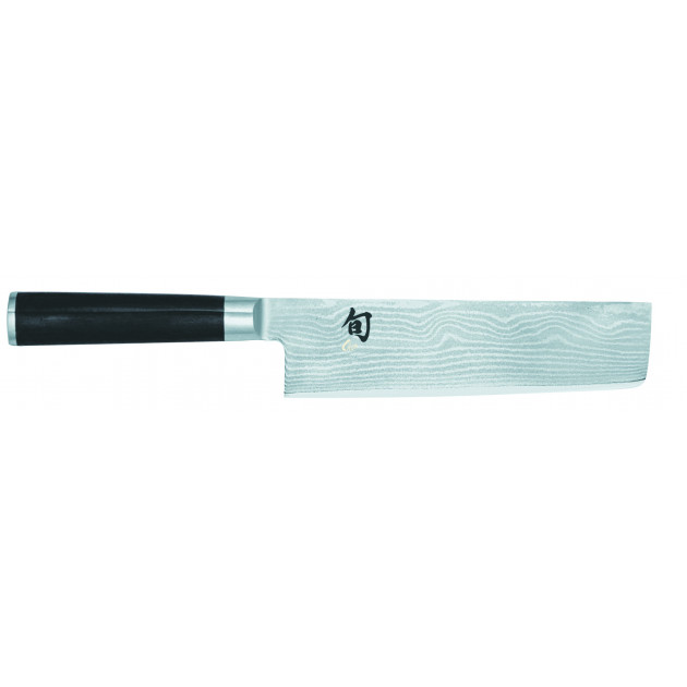 Cuchillo Nakiri 16,5 cm Acero de Damasco Shun Classic Kai 