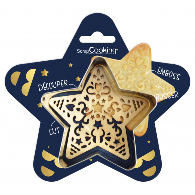 Kit galleta estrella Navidad 8,8 cm Scrapcooking 