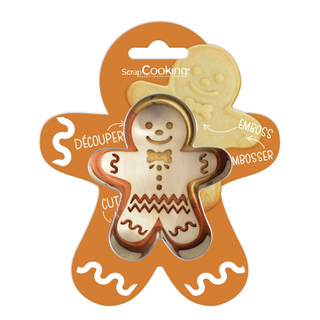 Kit cortador galleta muñeco de jengibre 8,7 cm Scrapcooking 