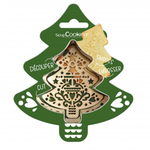 Kit galletas Navidad árbol de Navidad 8,2 cm Scrapcooking