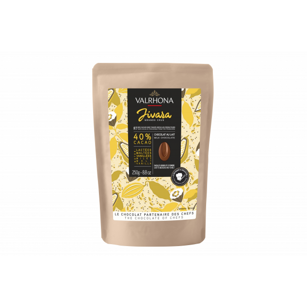 Chocolate de Cobertura con Leche Jivara 40 % 250 g Valrhona 