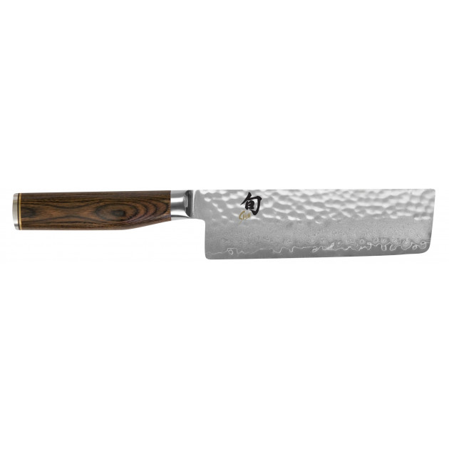 Cuchillo Nakiri 14 cm Acero de Damasco Shun Premier Tim Mälzer Kai 