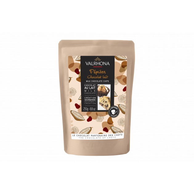 Pepitas de Chocolate con Leche 250g Valrhona