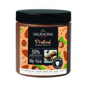 Praliné de Avellanas-Almendras 50% 300g Valrhona