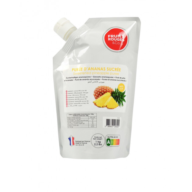 Puré de Piña 1 kg Fruits Rouges & Co