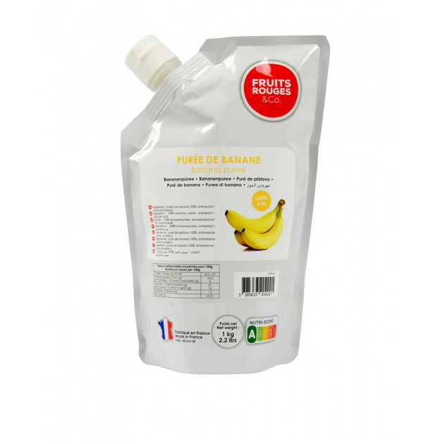 Puré de Plátano 1 Kg Fruits Rouges & Co