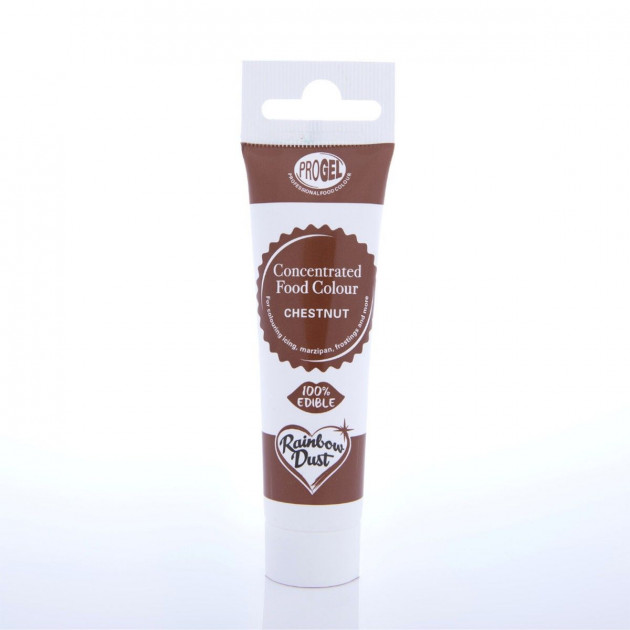 Colorante Alimentario ProGel Castaño 25g Rainbow Dust