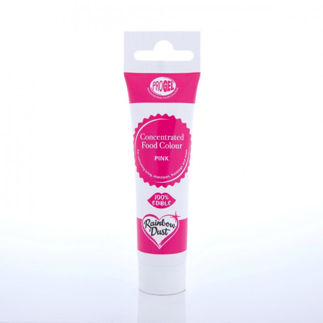 Colorante Alimentario ProGel Rosa 25g Rainbow Dust