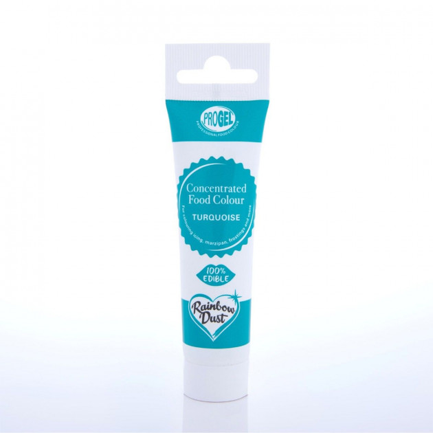 Colorante Alimentario ProGel Turquesa 25g Rainbow Dust 