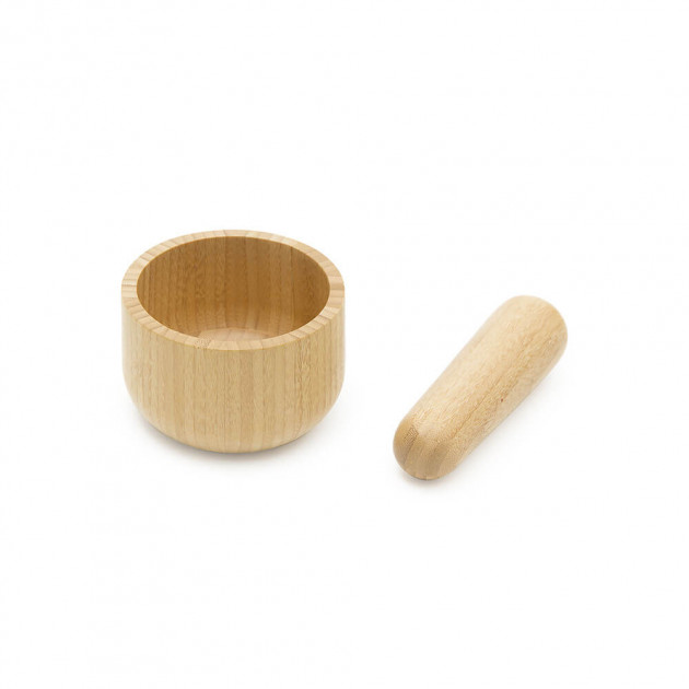 Mortero de Bambu Ø 11,5 cm x H 7 cm Pebbly 