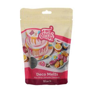 Deco Melts Negro 250 g FunCakes