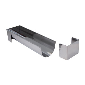 Molde de media caña redondo desmontable 30,5 x 8,5 x 7,2 cm de Buyer