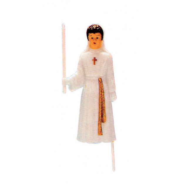 Figura Tarta Comunión Niña con Varilla 11,5 cm