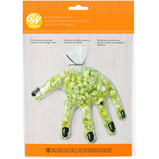 Bolsas Halloween Mano Terrorífica (x15) Wilton 