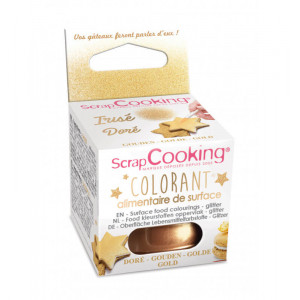 Colorante alimentario en Polvo Dorado 5g Scrapcooking