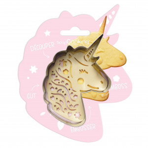 Kit Para Hacer Galletas Unicornio 9,6 cm ScrapCooking