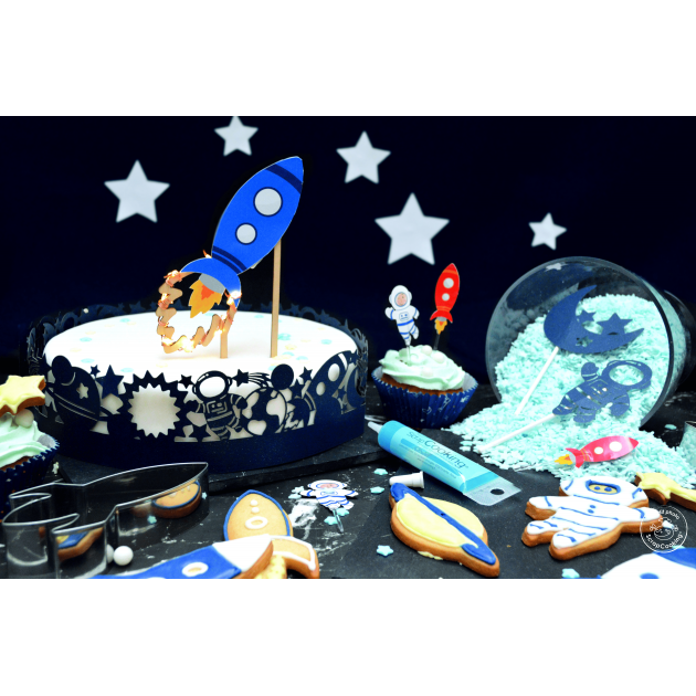 Cake topper de madera