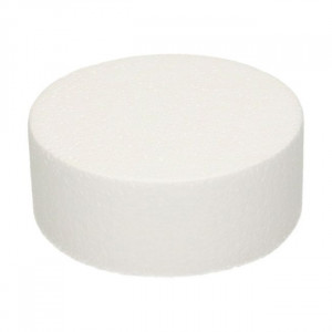 Dummy redondo poliestireno Ø 12,5 cm x 5 cm de altura Funcakes