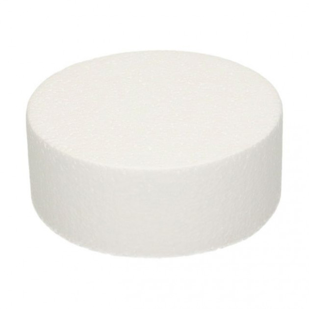 Dummy redondo poliestireno Ø 12,5 cm x 5 cm de altura Funcakes 