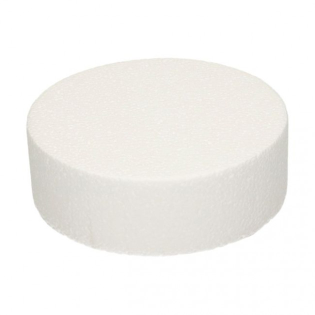 Dummy redondo poliestireno Ø 15 cm x 5 cm de altura Funcakes 
