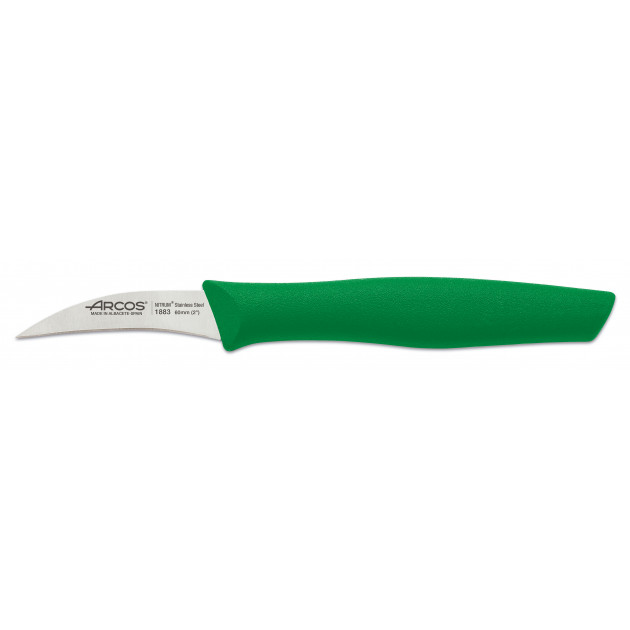 Cuchillo Mondador Acero Inoxidable 6 cm Verde NOVA Arcos 